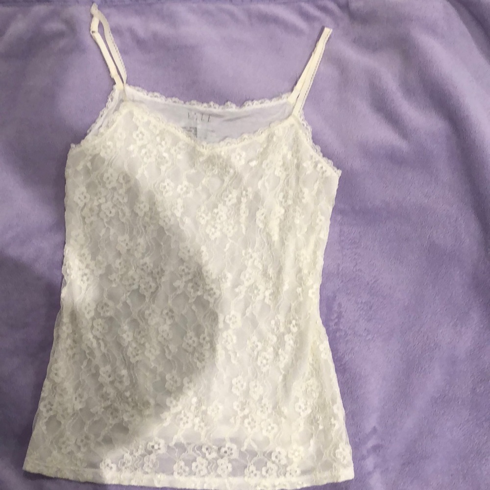 Elle ivory tank top